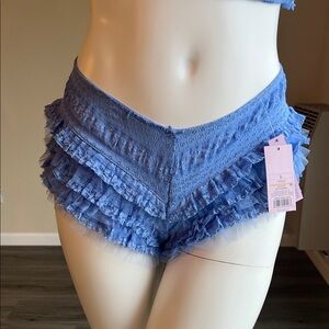 Women's Bubble Lace Bloomer - Wild Fable™ Blue.